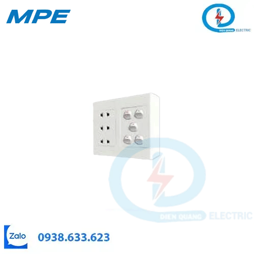 BỘ CÔNG TẮC Ổ CẮM ĐƠN Seri A20 A20B23U5N