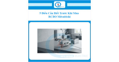 5 Điều Cần Biết Trước Khi Mua RCBO Mitsubishi