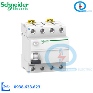 Aptomat chống dòng rò 2 terminal ilD loại AC A9R14491 Schneider