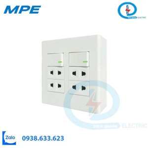 BỘ CÔNG TẮC Ổ CẮM ĐÔI Seri A60 A60B24U2V
