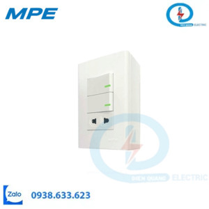 BỘ CÔNG TẮC Ổ CẮM ĐƠN Seri A20v A60B11U2N