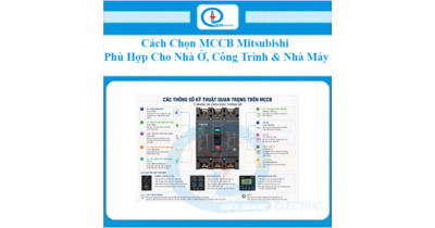 Cách Chọn MCCB Mitsubishi Phù Hợp Cho Nhà Ở, Công Trình Và Nhà Máy