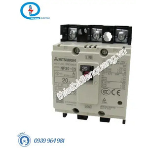 Cầu dao tự động dạng khối NF125-SV 3P 60A 30kA dòng tiêu chuẩn - Mitsubishi (VN)