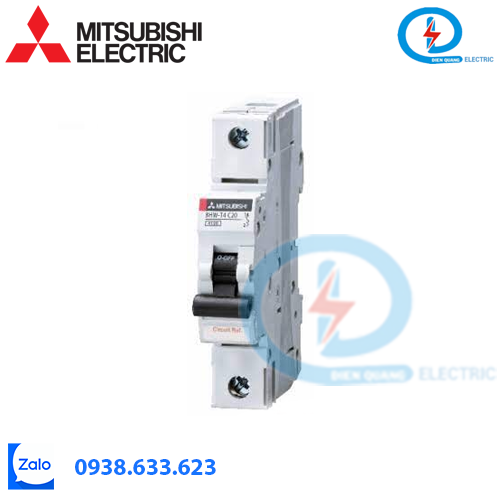 Cầu Dao Tự động MCB BHW-T10 1P C80 F 10kA Mitsubishi