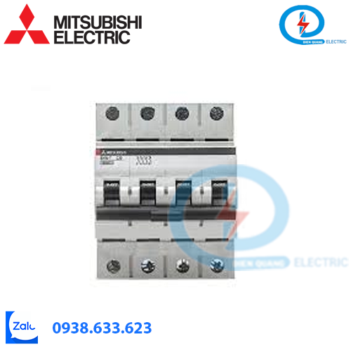 Cầu Dao Tự động MCB BHW-T10 4P C40 F 10kA Mitsubishi