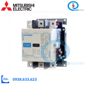 Contactor dạng khối S-N220 AC200V 2a2b Mitsubishi