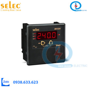Đồng hồ đo điện áp trung thế và hạ thế Selec MV334