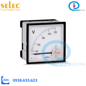 Đồng hồ đo dòng Selec AM-I-3-500/5A 96x96mm