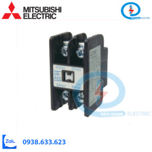 Khối tiếp điểm phụ cho Contactor UN-AX2 1A1B Mitsubishi