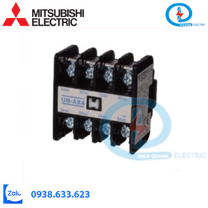 Khối tiếp điểm phụ cho Contactor UN-AX4 2A2B Mitsubishi