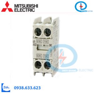 Khối tiếp điểm phụ cho Contactor UT-AX2SQ 1A1B Mitsubishi