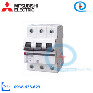 MCB - Cầu dao tự động BH-D10 3P 0.5A 10kA C N Mitsubishi