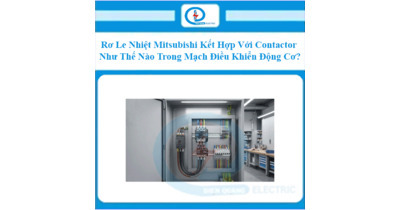 Rơ Le Nhiệt Mitsubishi Kết Hợp Với Contactor Như Thế Nào Trong Mạch Điều Khiển Động Cơ?